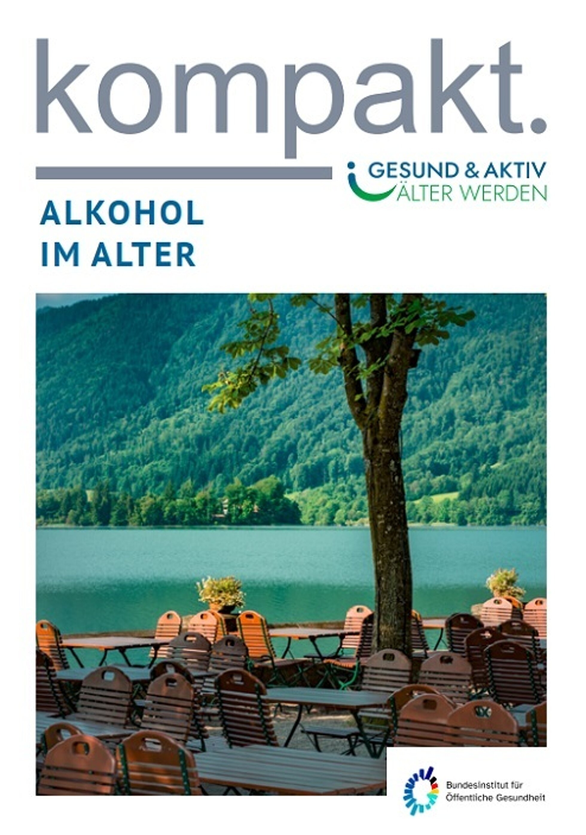 Cover Faltblatt Alkohol im Alter